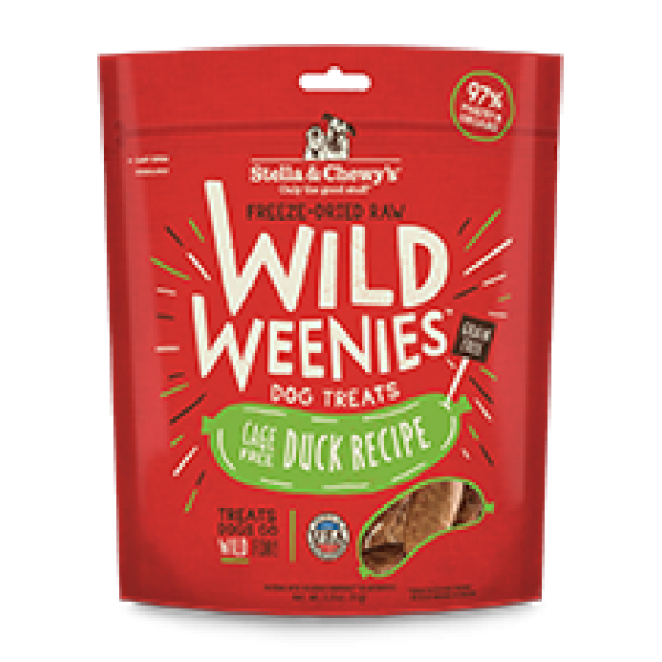 Stella & Chewy's Wild Weenies - Cage Free Duck Recipe 凍乾香腸小食-放養鴨配方 3.25oz
